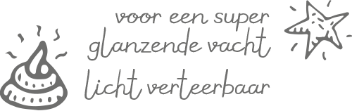 voor een super glanzende vacht | licht verteerbaar