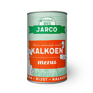 Jarco blikvoeding - kalkoen menu
400 gr verpakt a 6 st